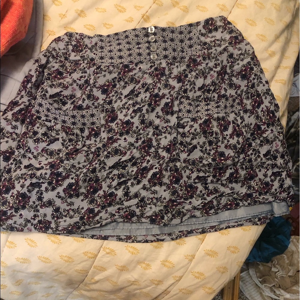 Charlotte Russe Skirt with Pearled Buttons size S